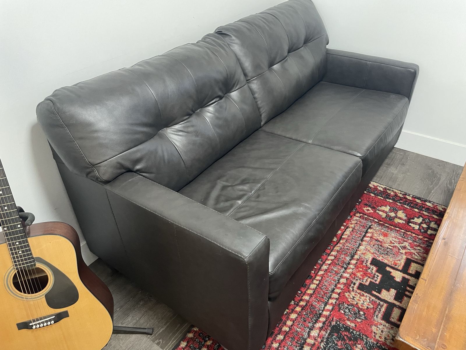 Ashley 3 Piece Leather Couch Set