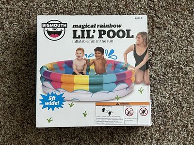 NEW: BigMouth Magical Rainbow Lil' Pool