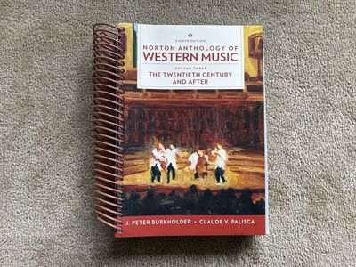 Norton Anthology of Western Music, Vol. 3 (8th Edition)