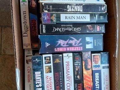 VHS tapes over 80 movies