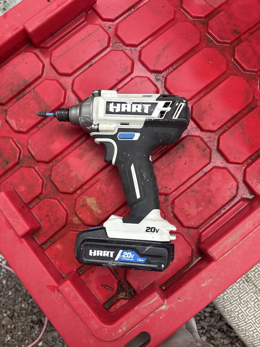 Hart 20V Cordless Impact Driver with 1.5Ah Battery HPID01VN