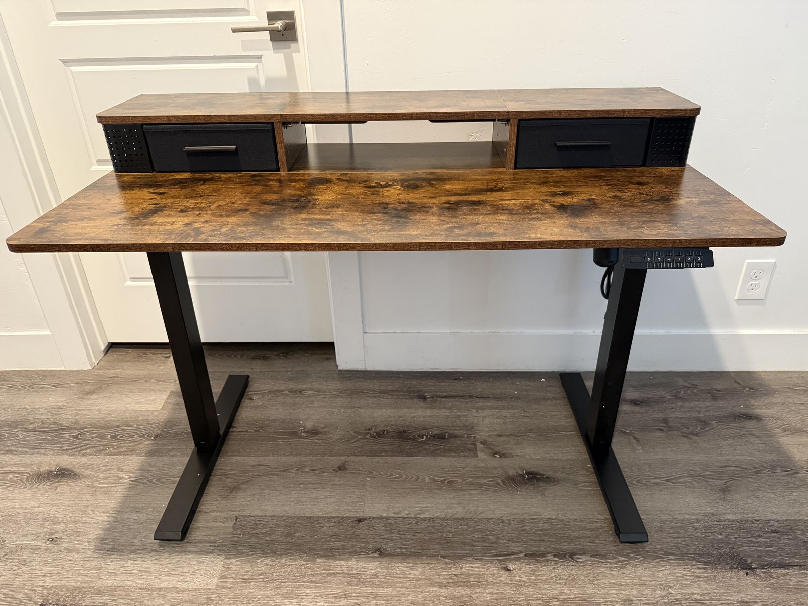 Brand New Electric Standing Desk with Drawers