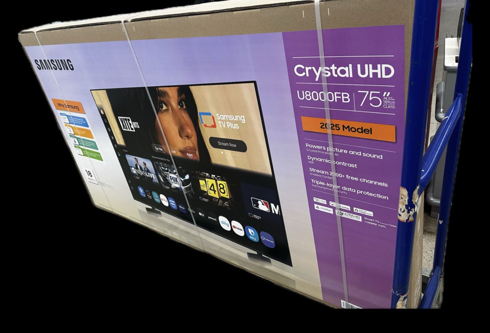 Brand New 75” Samsung Smart Tv ( No box )