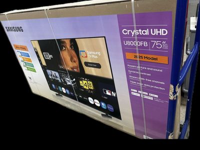 Brand New 75” Samsung Smart Tv ( No box )
