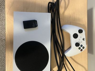 Microsoft Xbox Series S 512GB Console with WD Black 512GB Expansion Card and Controller with rechargeable batteries.