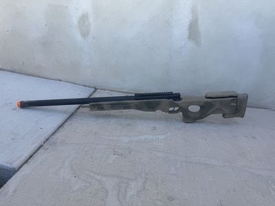 Cyma 703 Airsoft Sniper Rifle - Tan Camo (Broken Scope)