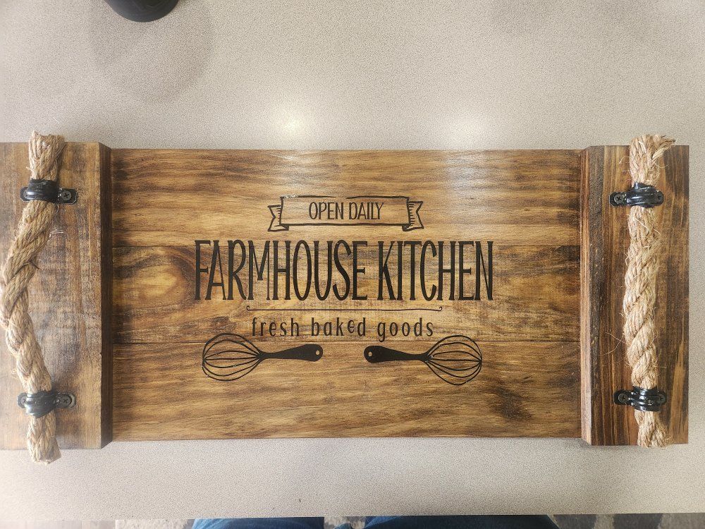 Handmade Wooden Serving Trays