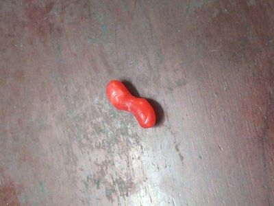 Interesting shape jelly bean food candy snack toad