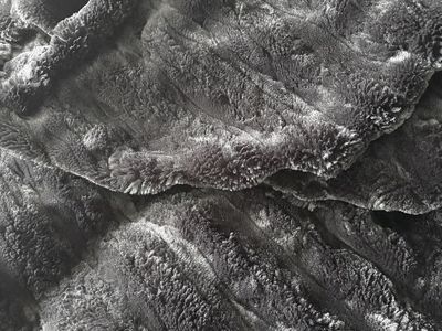 Black Minky Couture Blanket