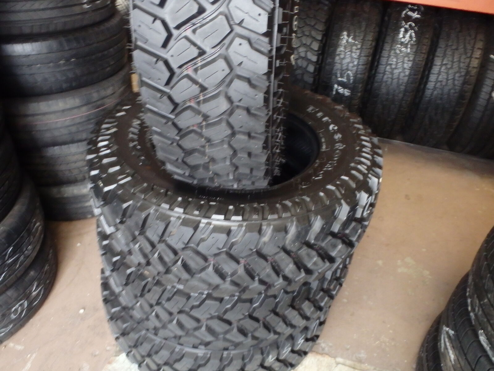 255/75R17 FIRESTONE DESTINATION M/T2 SET OF USED TAKE OFFS TIRES