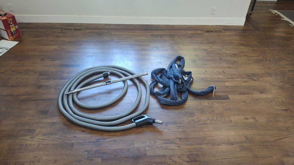 Central Vacuum System 30 foot hose with wand and hose sock cover