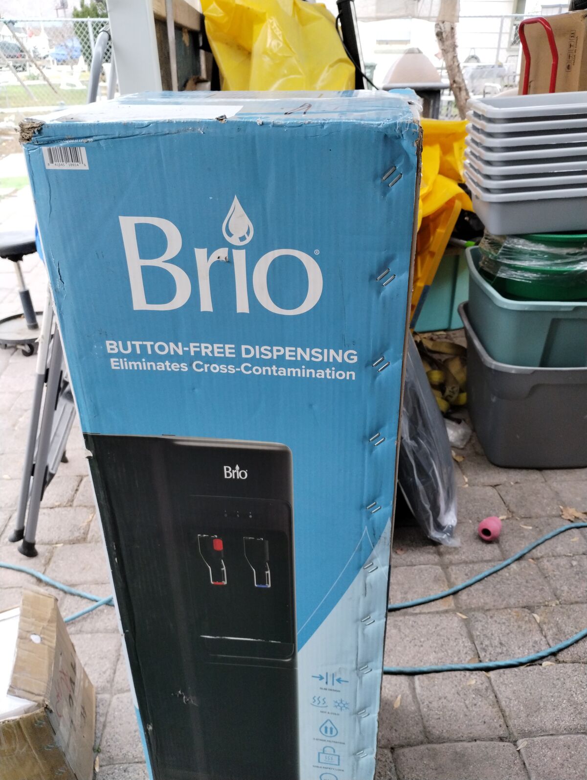 WATER DESPENCER FILTERD AND BUTTON FREE 2 STAGE  W/ 2 EXTRA FILTERS