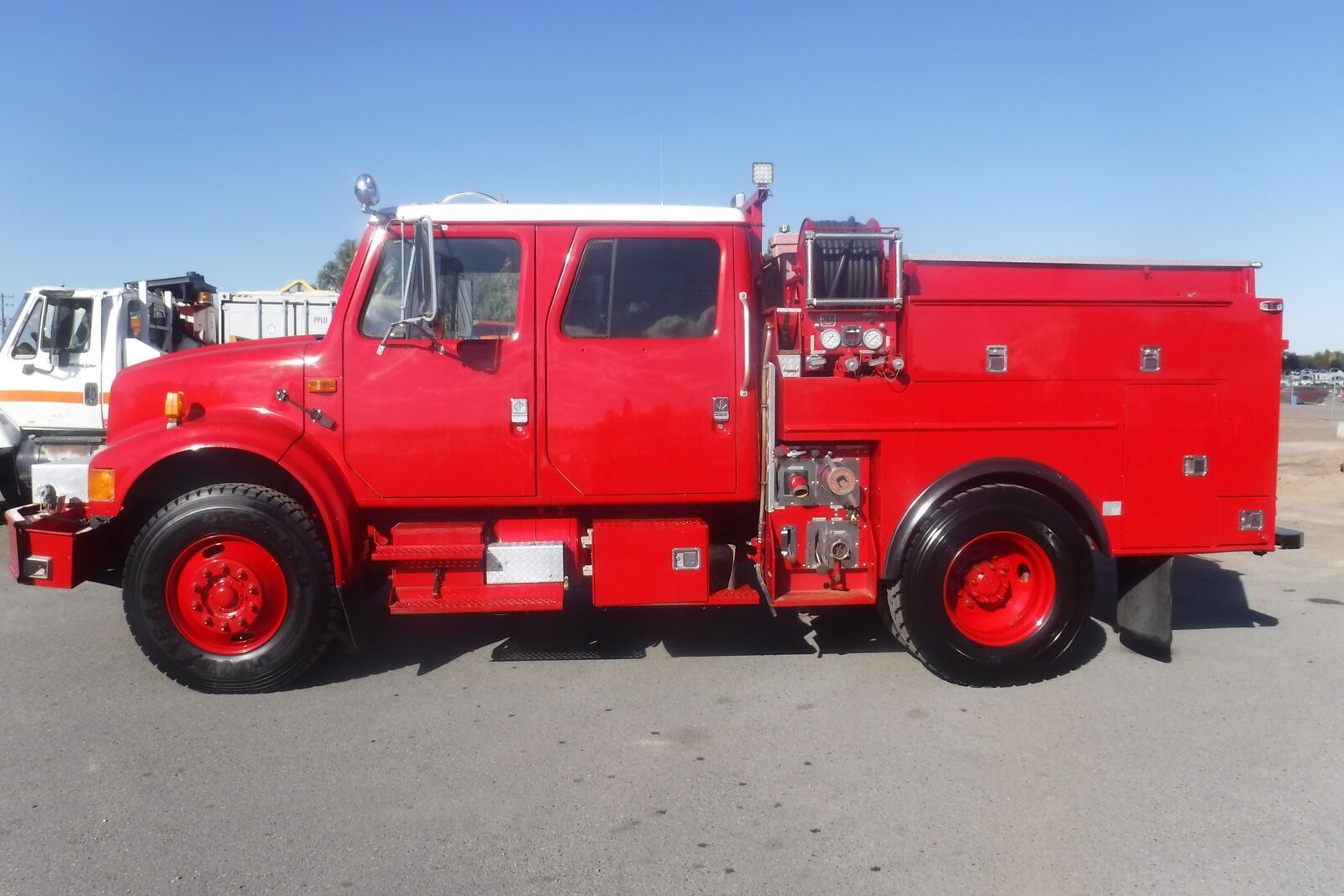 1993 IHC type 3 crew cab wildland fire engine.