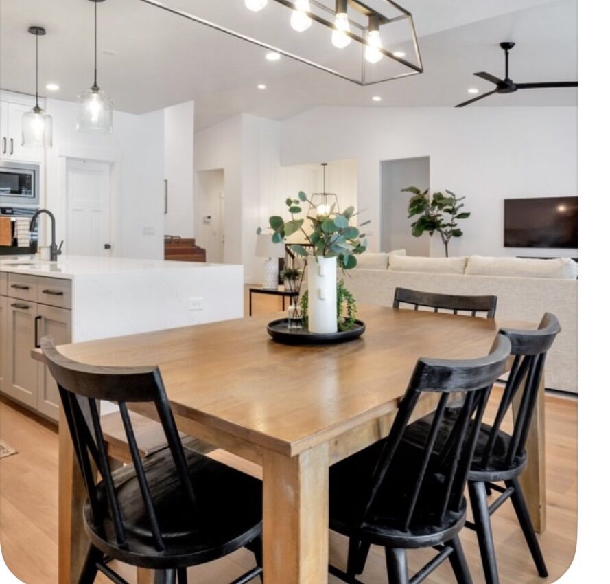 Modern Farmhouse Dining Table Set