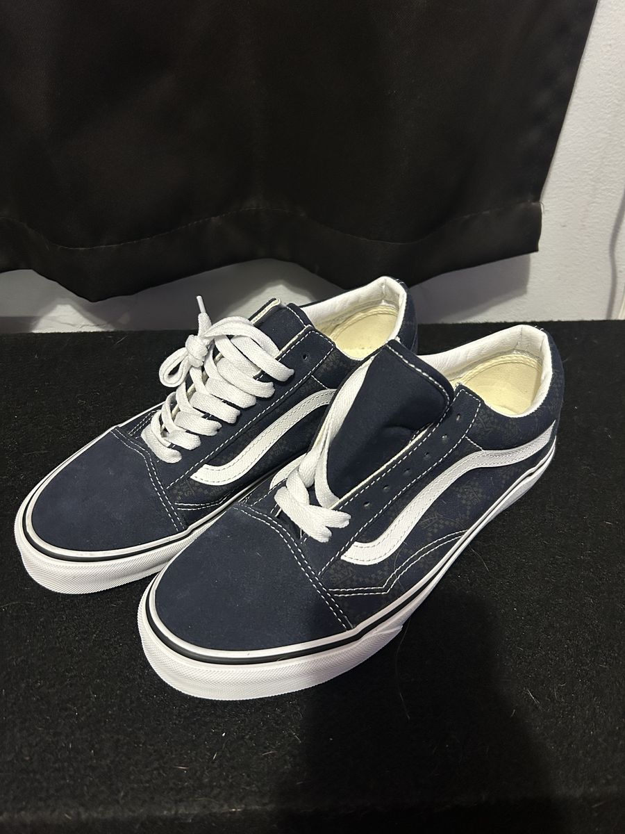 Navy Blue Mens Vans 8.5