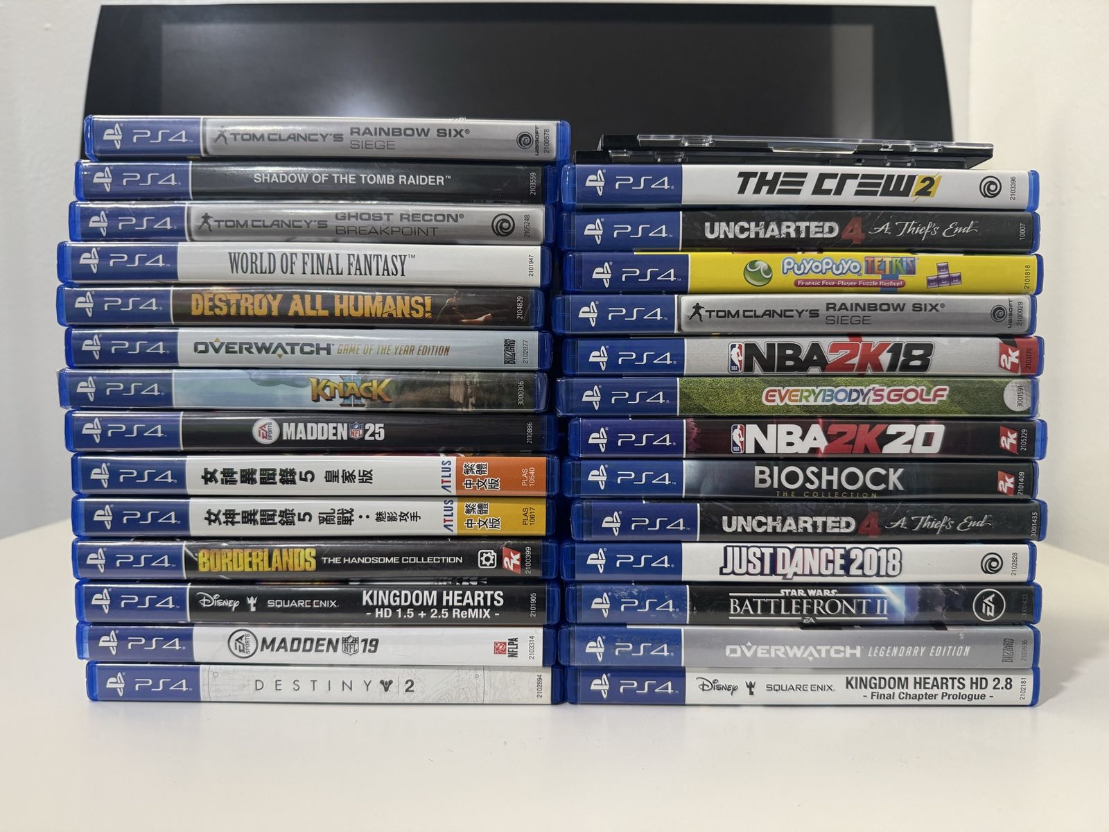 Ps4 / PlayStation 4 Games / Cleaned / $10 Each