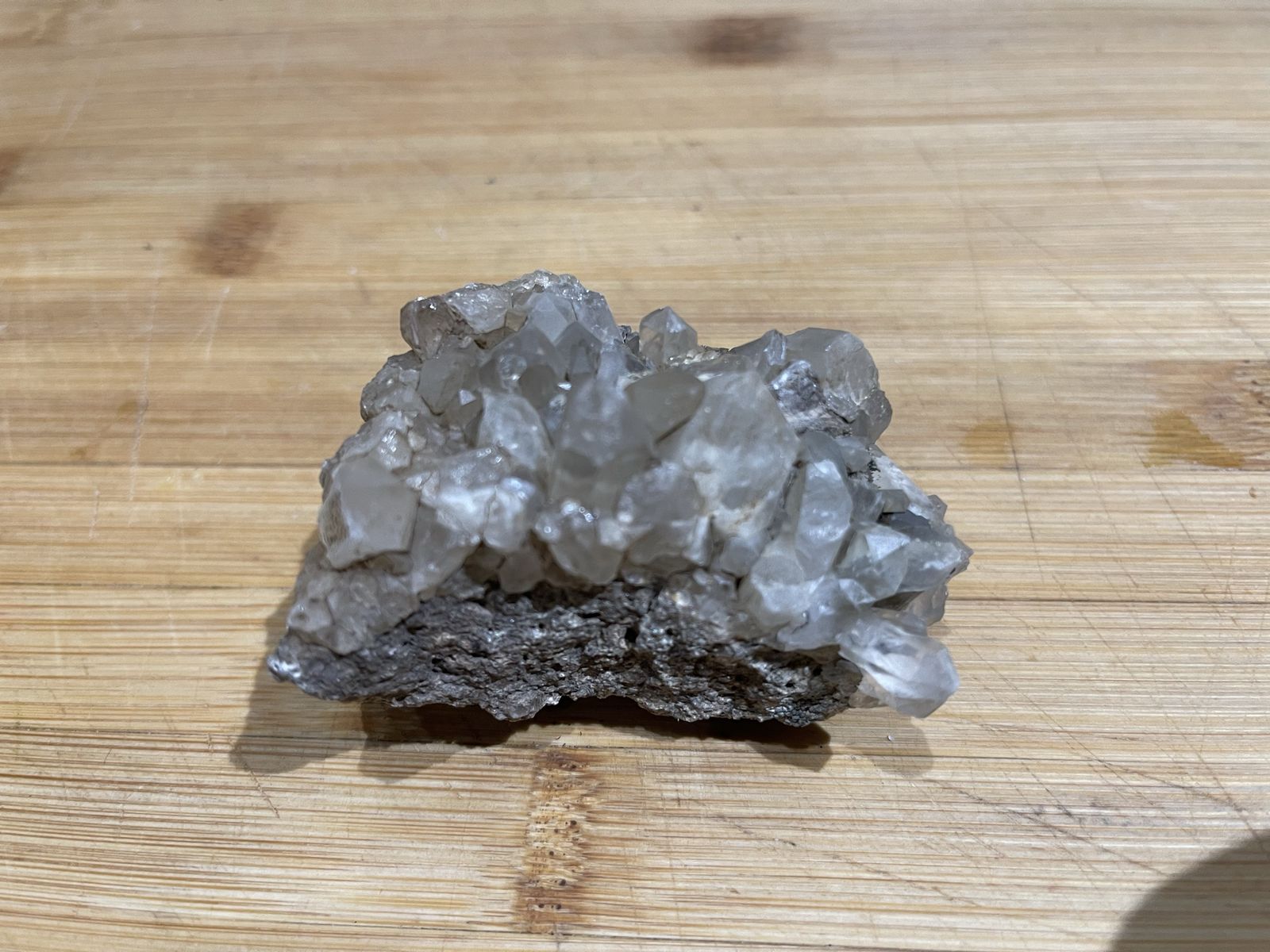 Quartz Crystal Cluster From A Granite Vein
