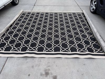 Large Patio Outdoor Rug 9x12