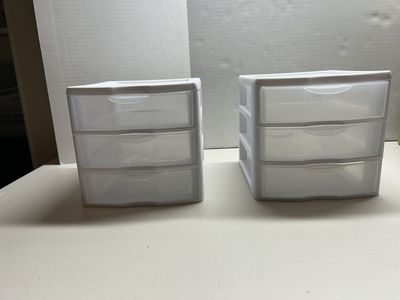 Sterilite 3 Drawer Containers
