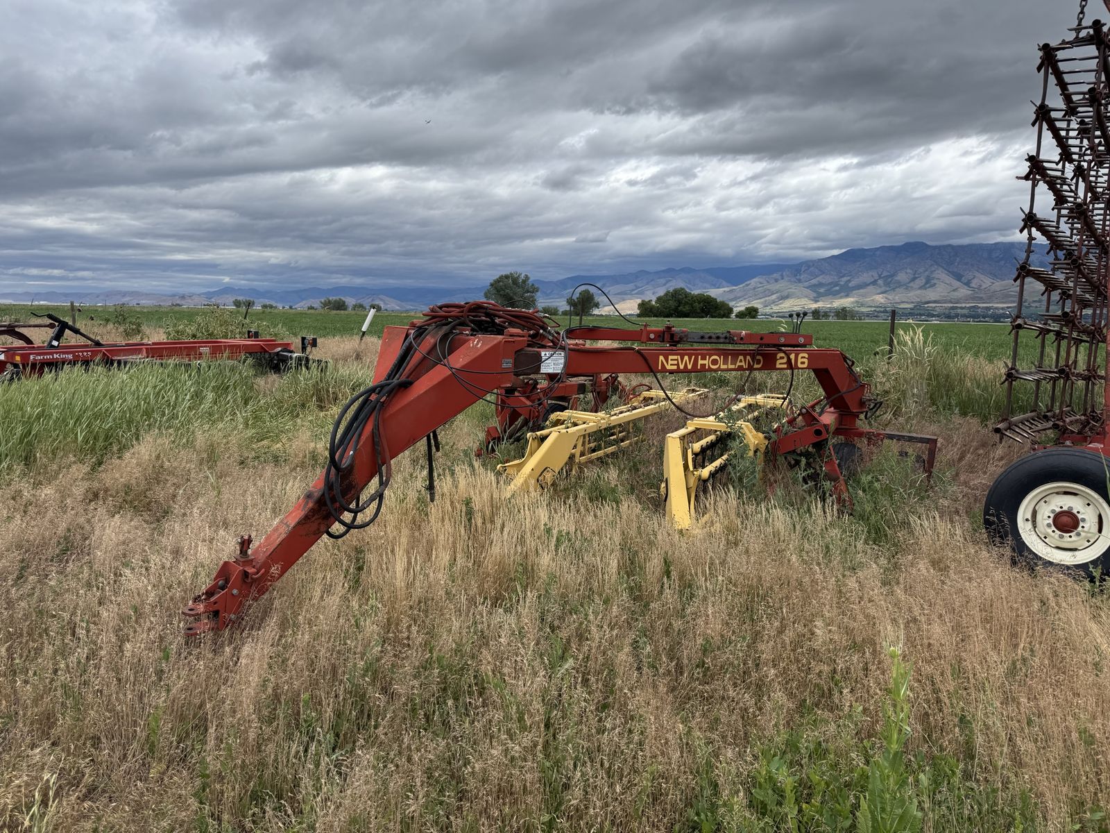 New holland twin rake