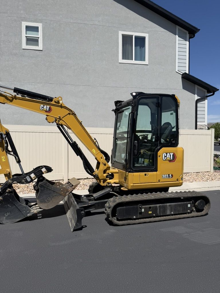 Cat 303.5 Mini Excavator Rental - 8K 35 Class Compact Excavator
