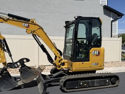 Cat 303.5 Mini Excavator Rental - 8K 35 Class Compact Excavator
