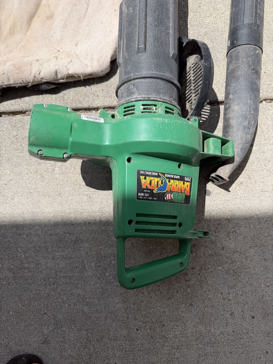 Mantis Bark-D-Vac 2595 Super Blower Mulching Vac Leaf Blower Electric