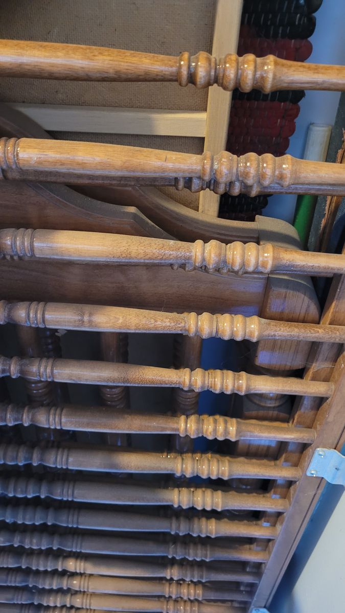 Vintage Cherry Crib Near Mint Condition