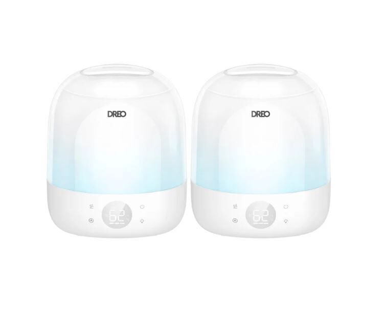 DREO Ultrasonic DR-HHM009 Cool Mist 0.8 Gal. Humidifier, 2-pack 1952513 #104452