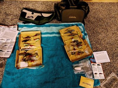 Cabela's bad and mighty bite fishing $45 Cash