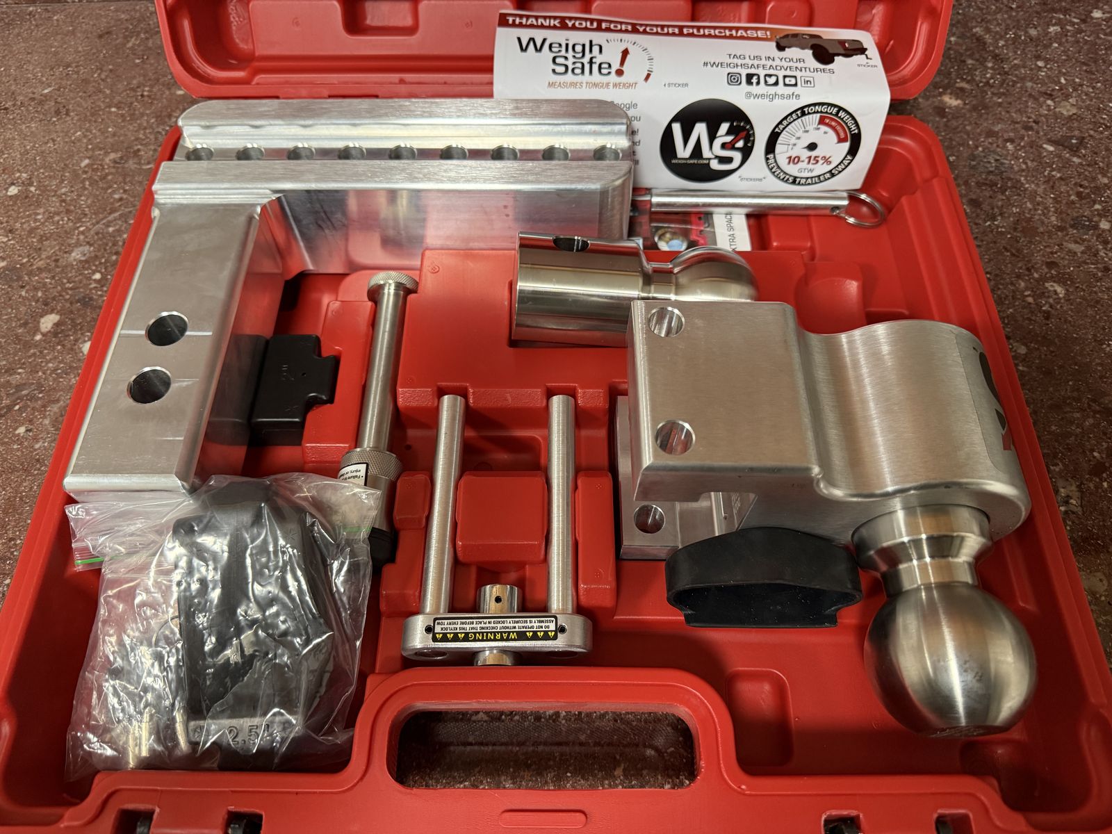 WeighSafe Ball Mount Trailer Hitch Kit  (Absolutely New Condition - Never Used)