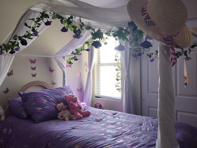 Princess bed with matching night stand