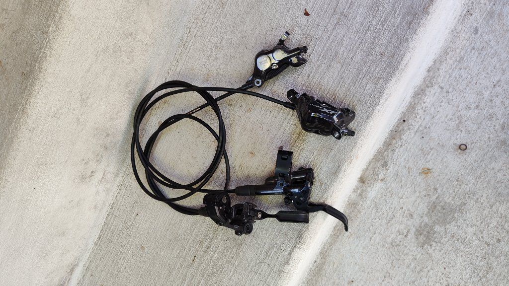 Shimano XT Four Piston Brakeset