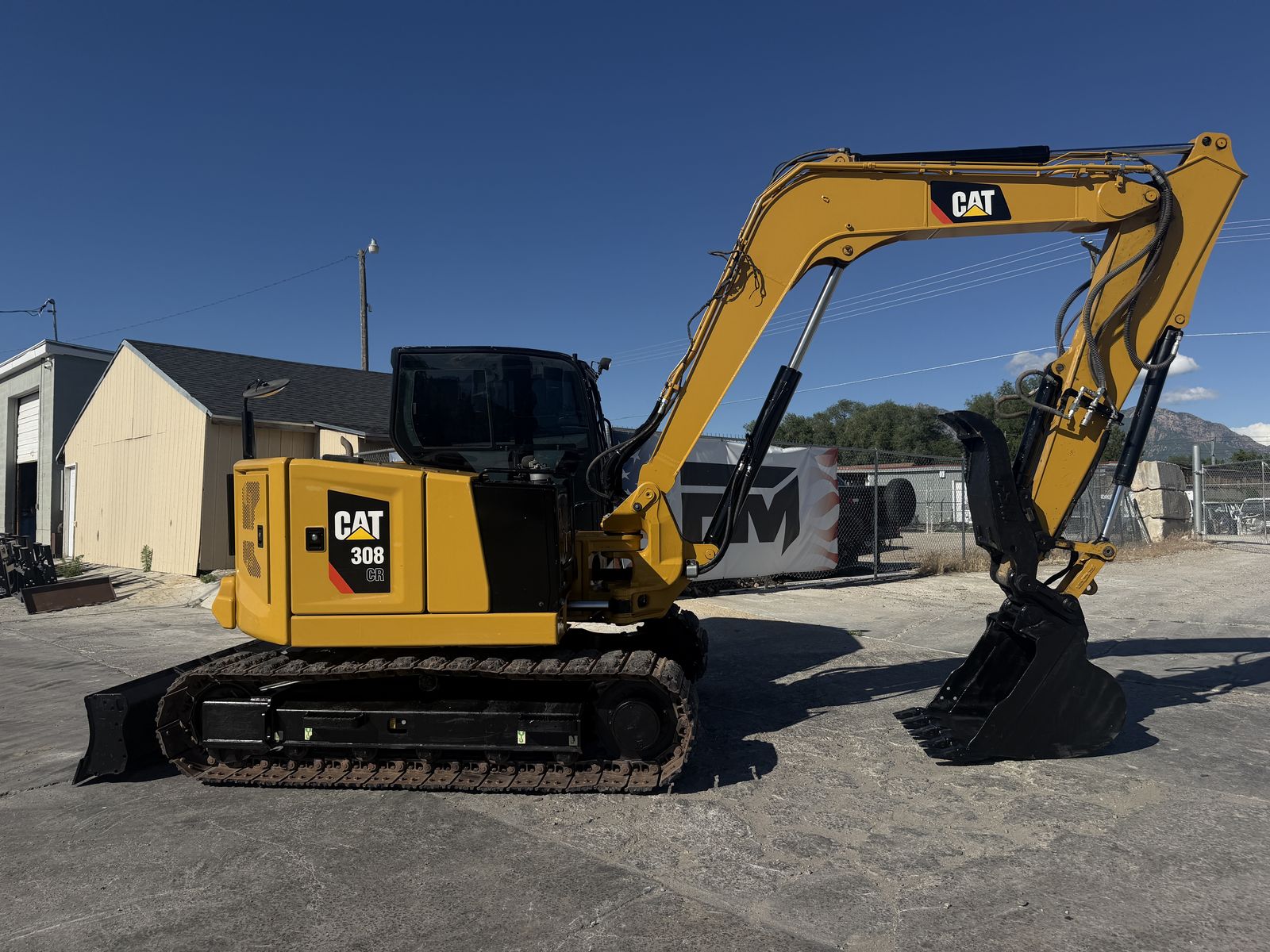 Cat 308 Excavator Tractor Ready To Work