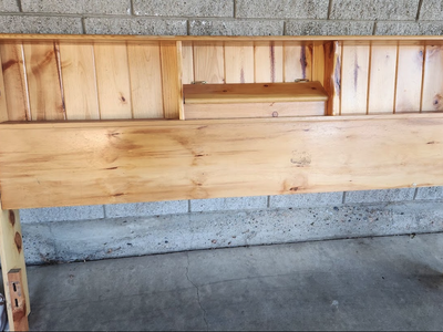 King Size Hadboard frame box springs and Mattress
