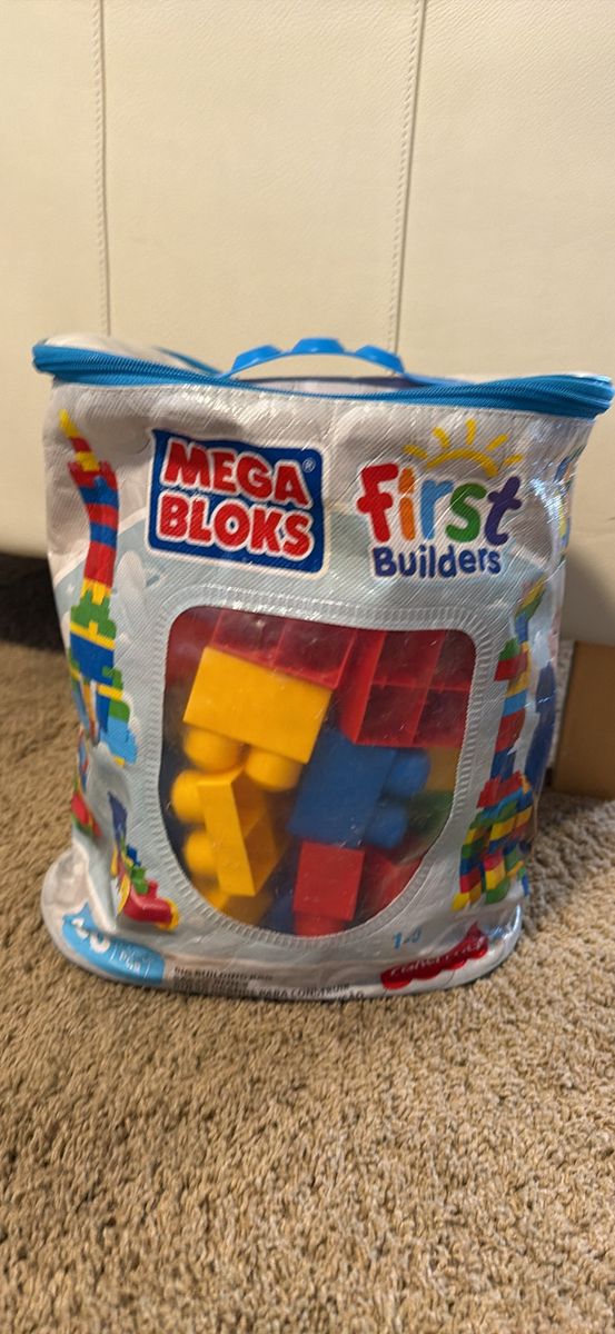 Mega Bloks First Builders Big Building Bag with Colorful Blocks