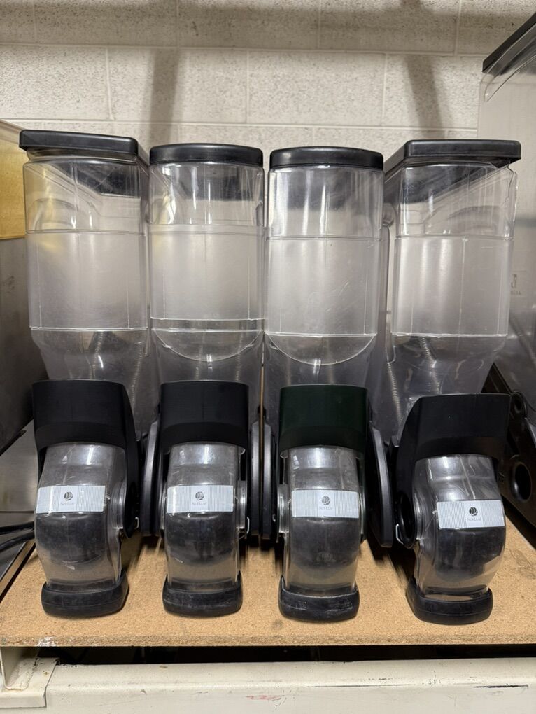 New Food Dispenser Special Sale $75 Each 4 In Stoc great as a food storage