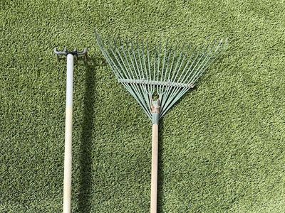 Set Of Two Garden/Landscaping Tools:Rakes