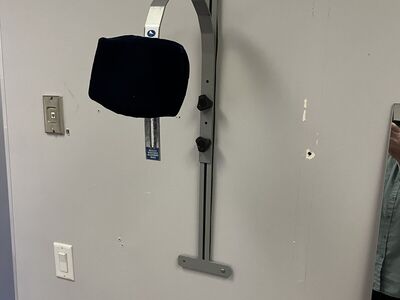 Wall neck exerciser.