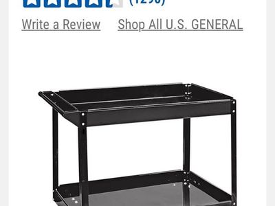 Heavy Duty Metal Cart With Wheels