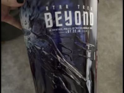 Star Trek Beyond Movie Theater Popcorn Tin Collectible 2016 Sci-Fi Memorabilia