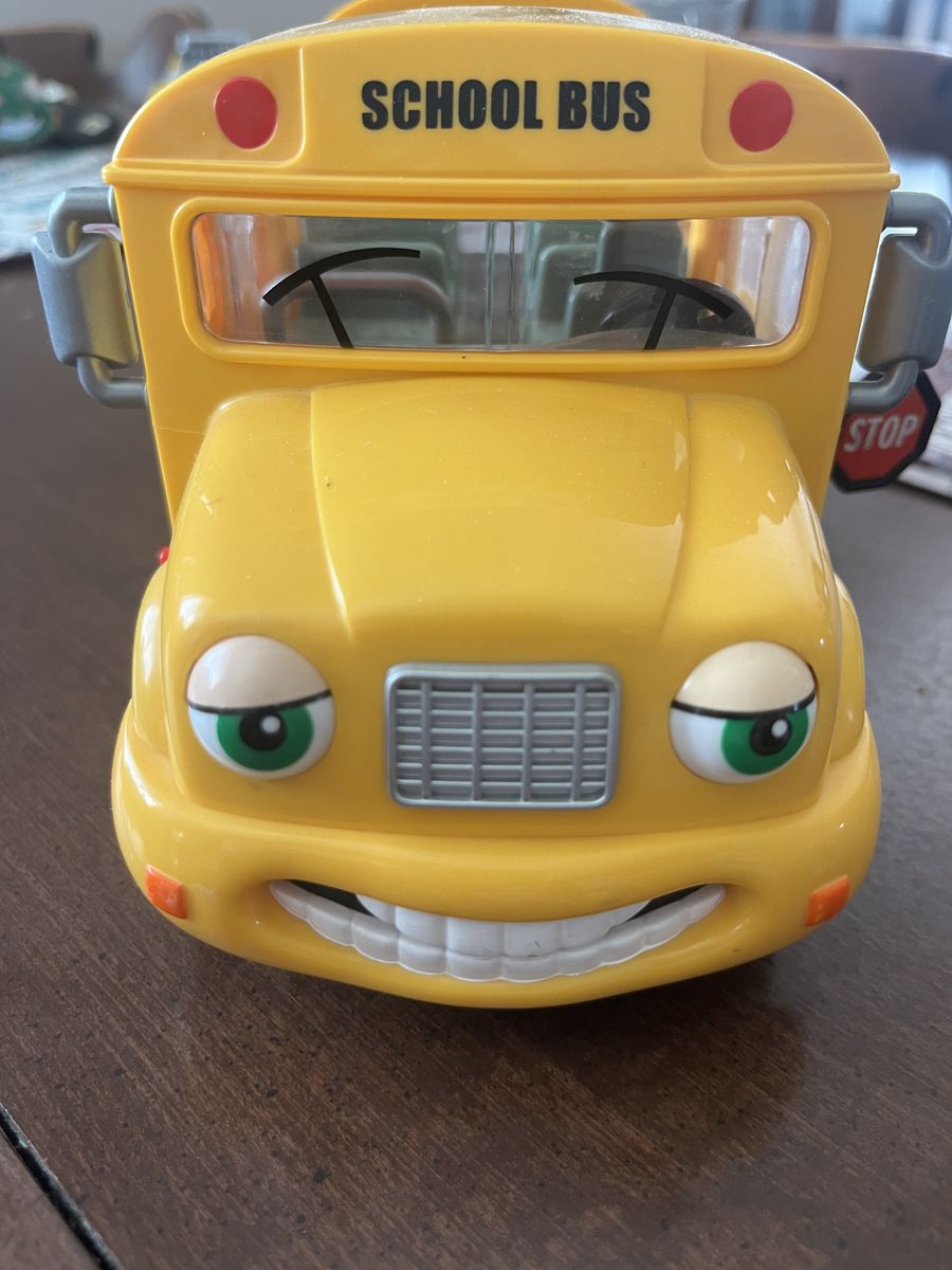 Chevron collectible school bus