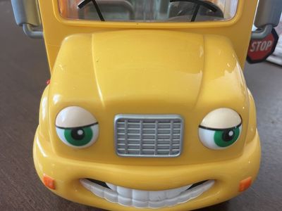 Chevron collectible school bus