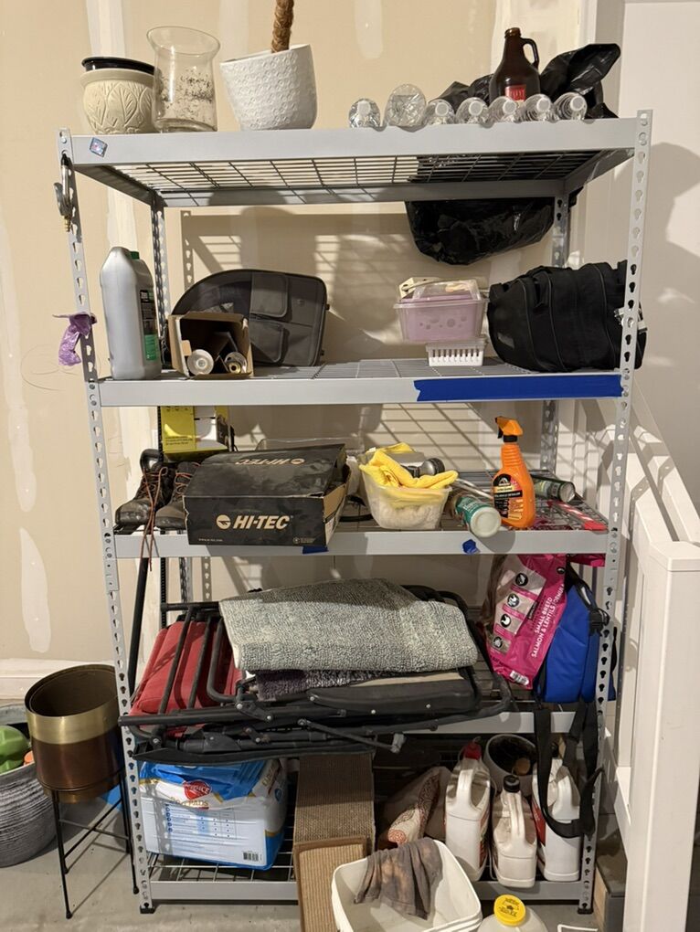 Heavy duty 5 TIer Storage Shelving