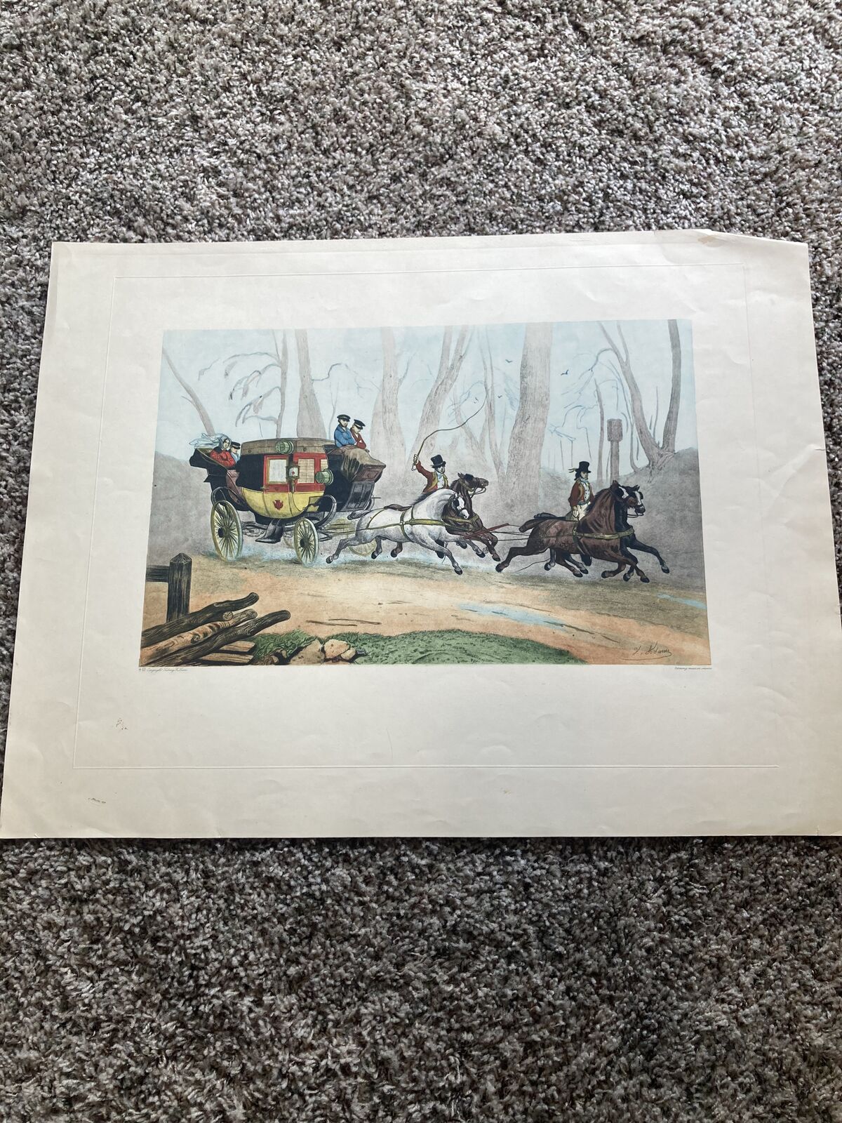 "La Chaise De Poste" by Victor-Jean Adam -