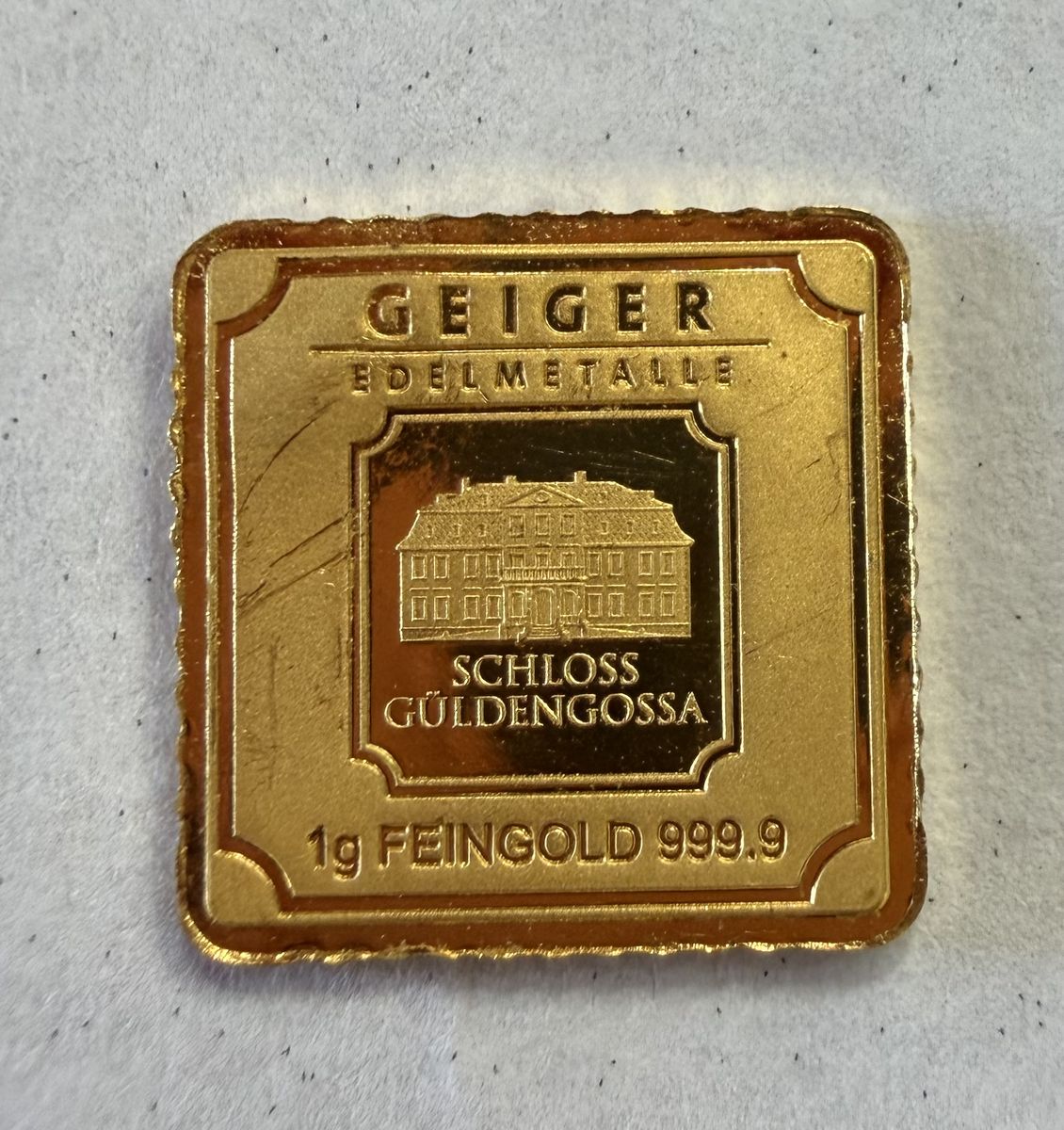 Geiger Gold Bar