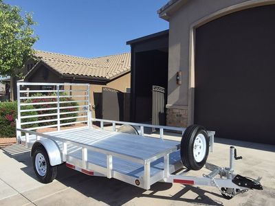 Baughman Aluminum 6'6” x 12’4" Custom Trailer