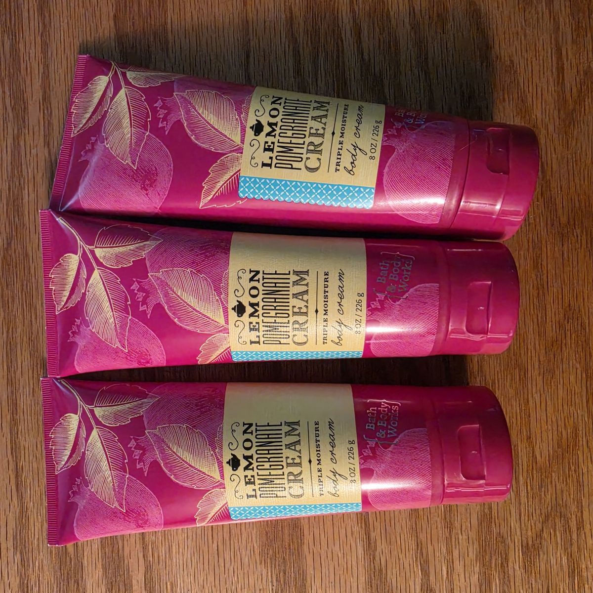 Bath & Body Works Lemon Pomegranate Cream x 3