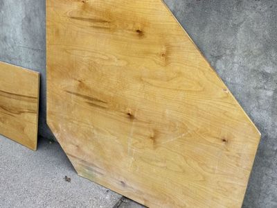 FREE Finished Wood Corner Desk