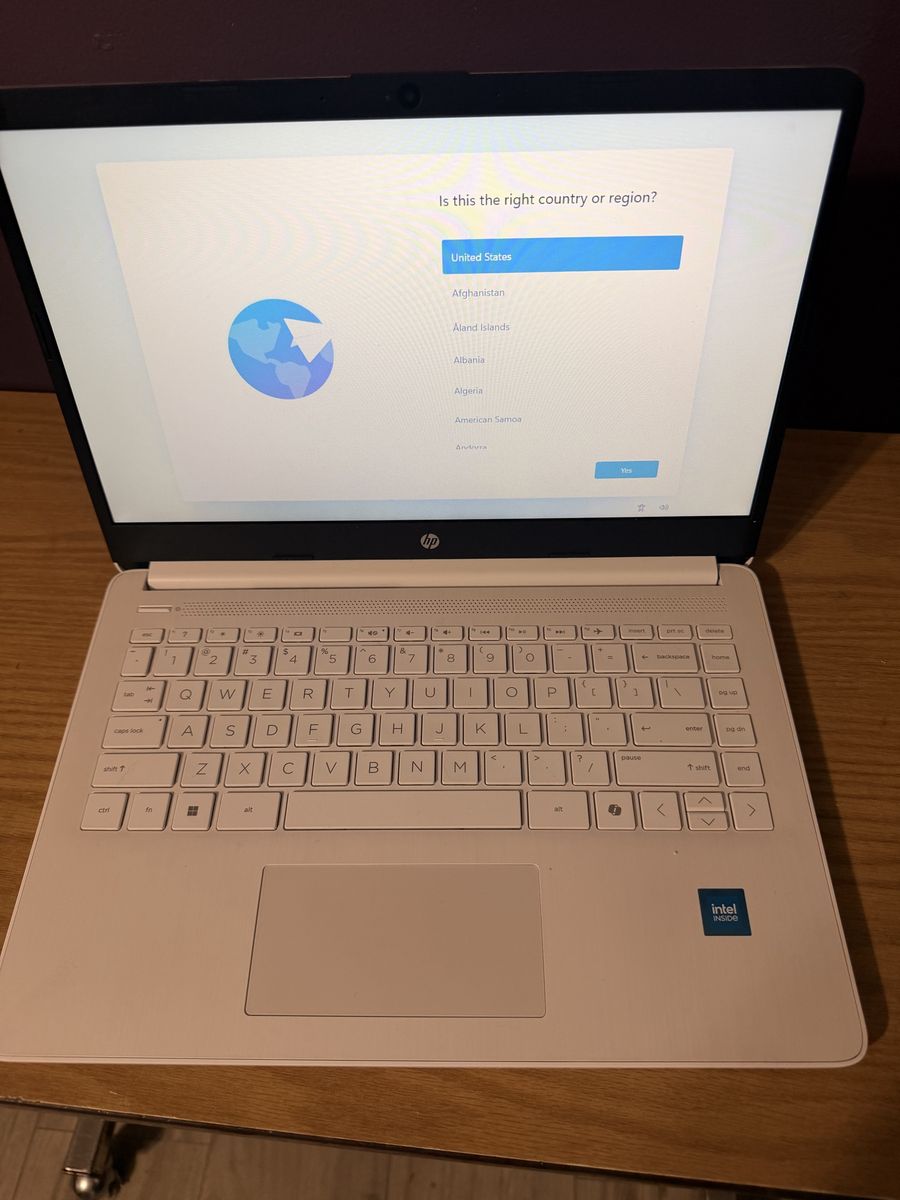 HP 14” laptop